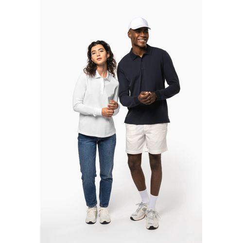 Polo piqué manches longues Bio180 femme