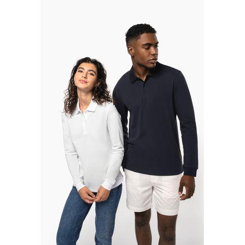 Polo piqué manches longues Bio180 femme