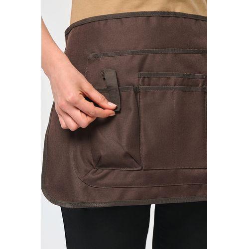 Tablier court de jardinage écoresponsable unisexe