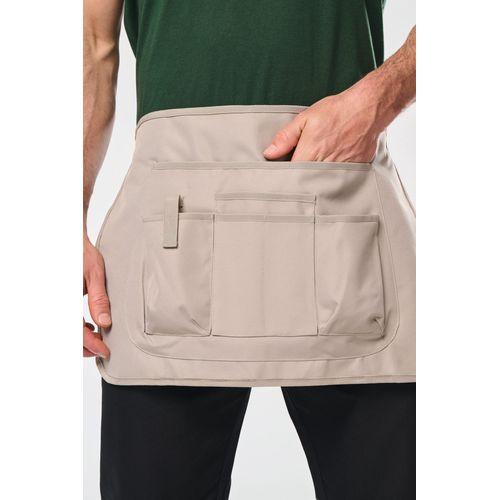 Tablier court de jardinage écoresponsable unisexe