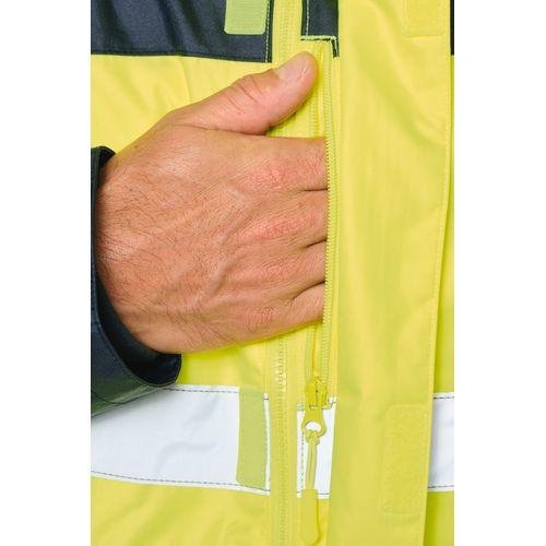Parka de sécurité recyclée 4 en 1 unisexe