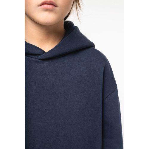 Sweat-shirt écoresponsable à capuche oversize enfant