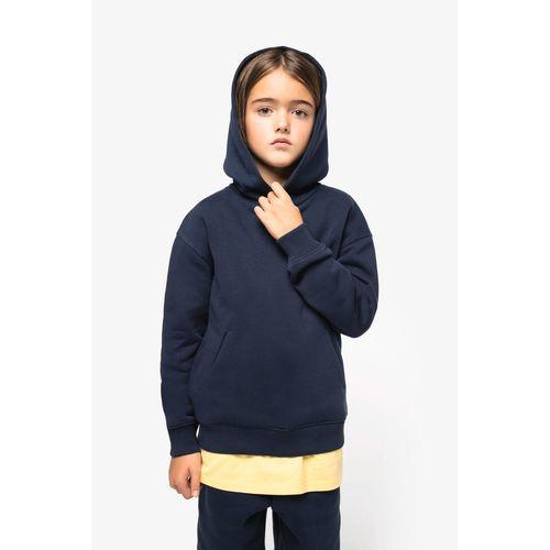 Sweat-shirt écoresponsable à capuche oversize enfant