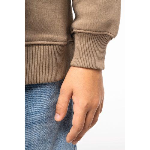 Sweat-shirt écoresponsable à col rond oversize enfant