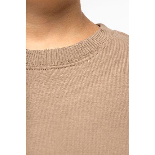Sweat-shirt écoresponsable à col rond oversize enfant