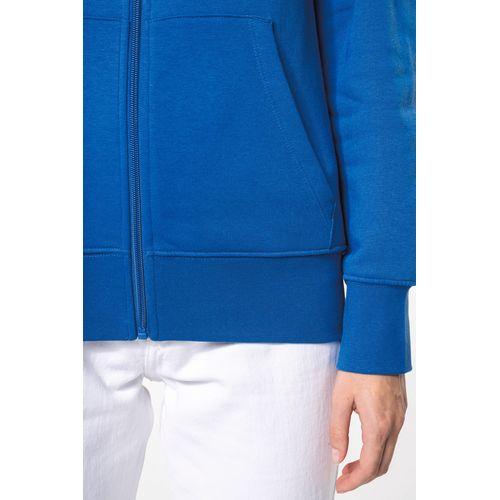 Ladies' eco-friendly zip-through hoodie