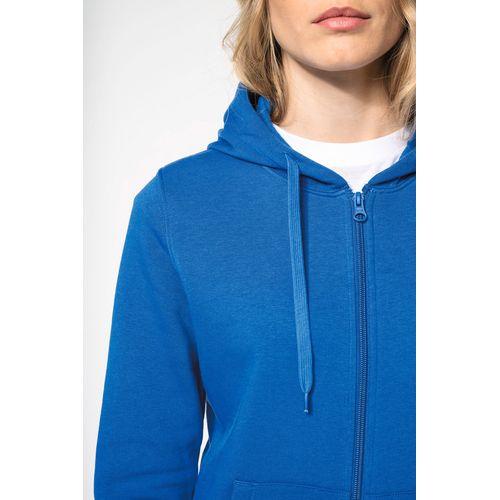 Ladies' eco-friendly zip-through hoodie