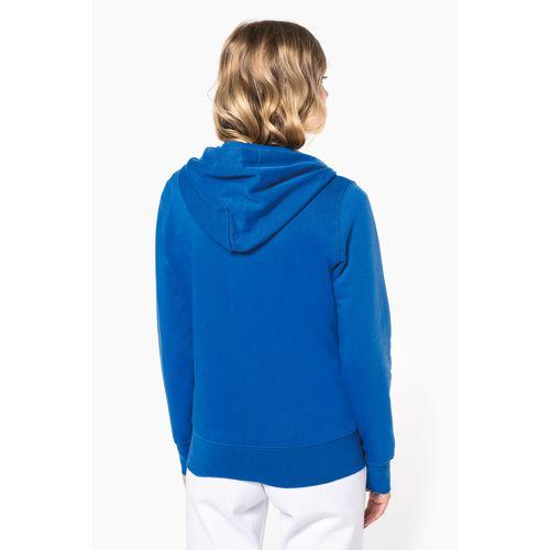 Ladies' eco-friendly zip-through hoodie