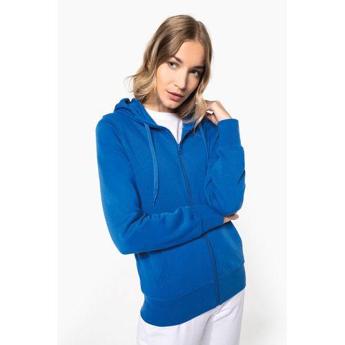 Ladies' eco-friendly zip-through hoodie