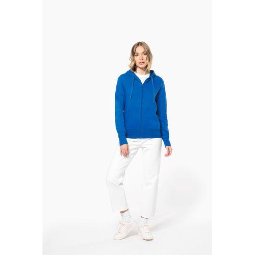 Ladies' eco-friendly zip-through hoodie
