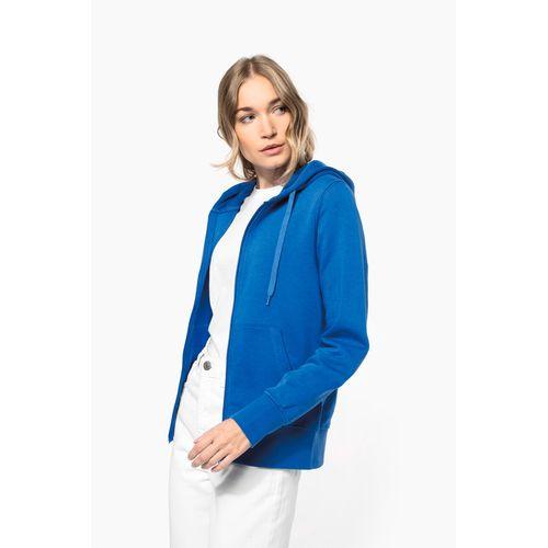 Ladies' eco-friendly zip-through hoodie