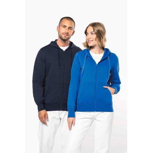 Ladies' eco-friendly zip-through hoodie