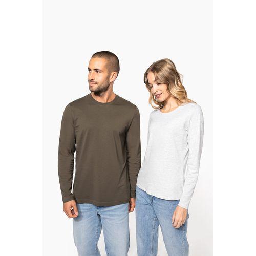 T-shirt col rond manches longues femme