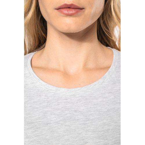 T-shirt col rond manches longues femme