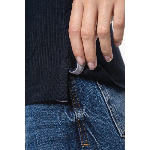 Polo piqué bicolore femme