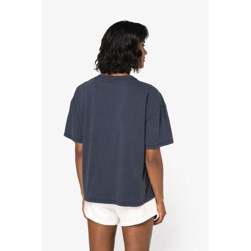Ladies' eco-friendly washed effect oversized t-shirt