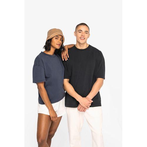 Eco-friendly men's washed effect oversized t-shirt