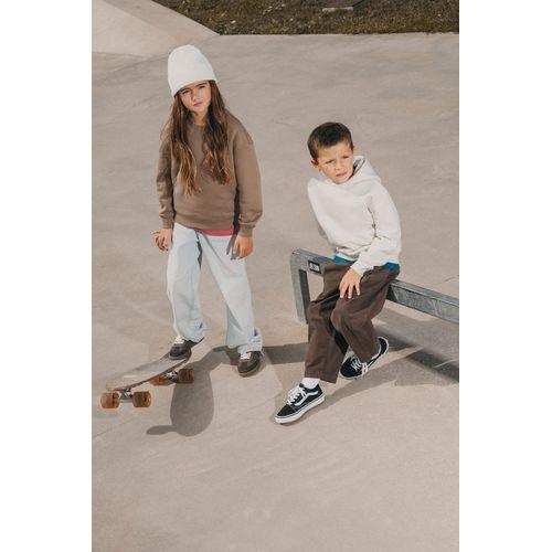 Sweat-shirt écoresponsable à col rond oversize enfant