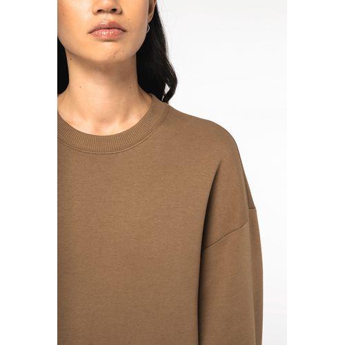 Eco-friendly unisex oversize round neck sweatshirt