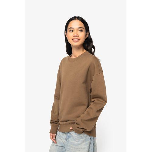 Eco-friendly unisex oversize round neck sweatshirt