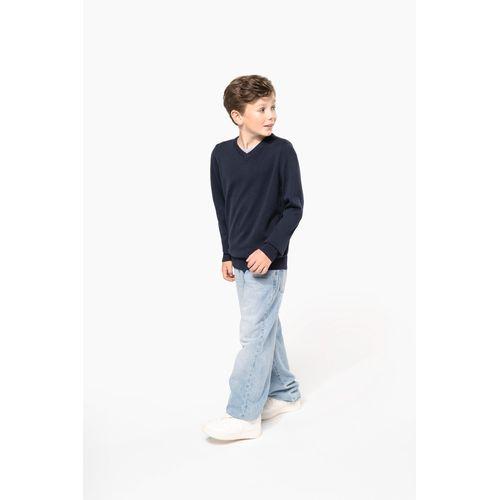 Pull col V enfant