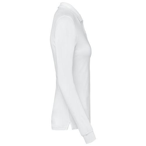 Polo piqué manches longues Bio180 femme