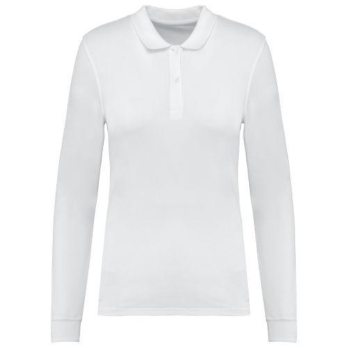 Polo piqué manches longues Bio180 femme
