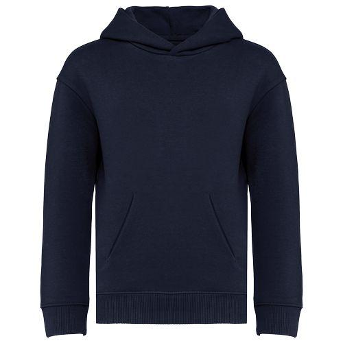 Sweat-shirt écoresponsable à capuche oversize enfant