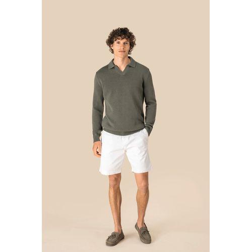 Pull homme à col polo