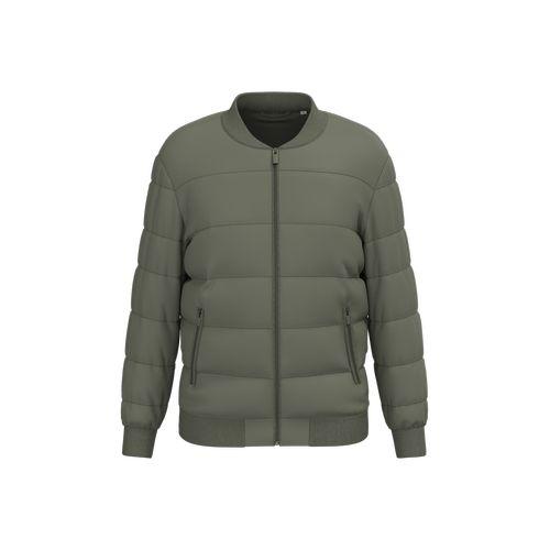 Veste matelassée écoresponsable à col teddy unisexe
