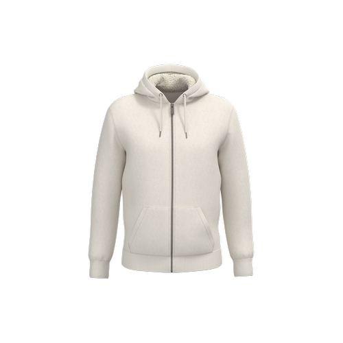 Sweat-shirt écoresponsable zippé doublé en sherpa unisexe