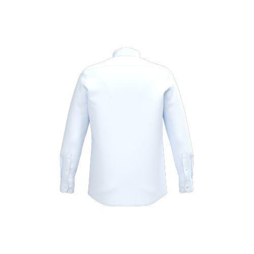 Chemise popeline polycoton sans poche entretien facile homme