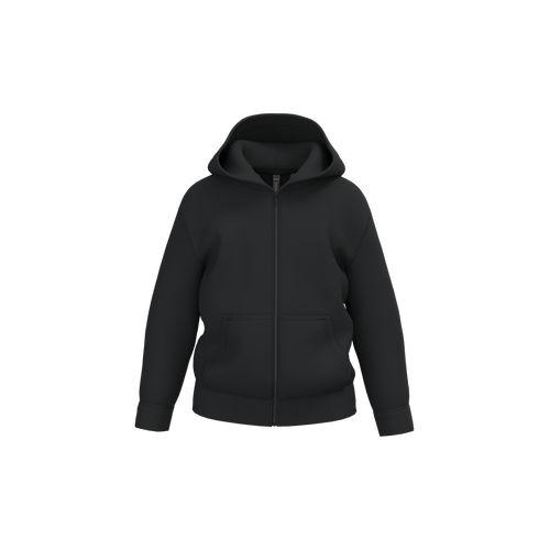 Sweat-shirt recyclé zippé à capuche enfant