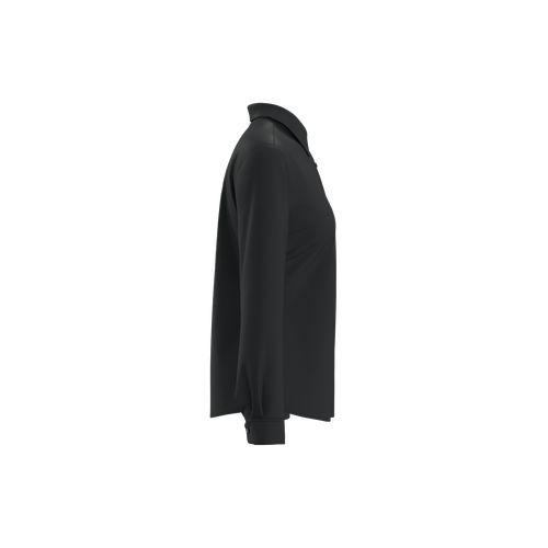 Chemise popeline polycoton sans poche entretien facile femme