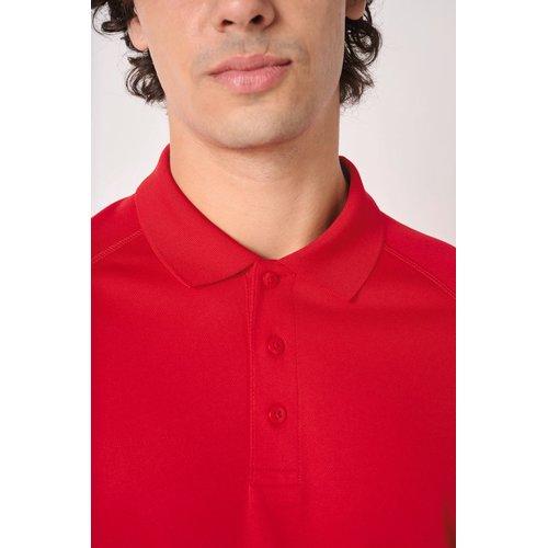 Men's basic polyester polo shirt