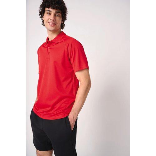 Men's basic polyester polo shirt