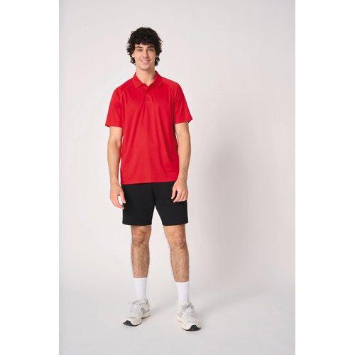 Men's basic polyester polo shirt