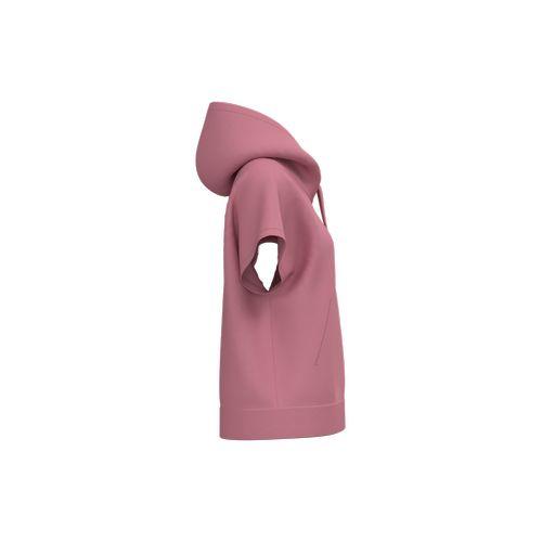 Sweat-shirt écoresponsable à capuche oversize sans manches French Terry femme