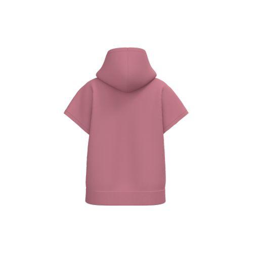 Sweat-shirt écoresponsable à capuche oversize sans manches French Terry femme