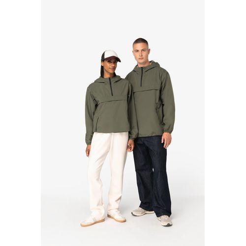 Eco-friendly unisex quarter zipper waterproof windbreaker