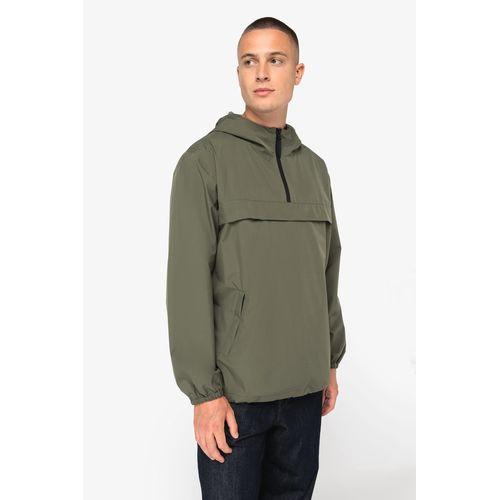 Eco-friendly unisex quarter zipper waterproof windbreaker