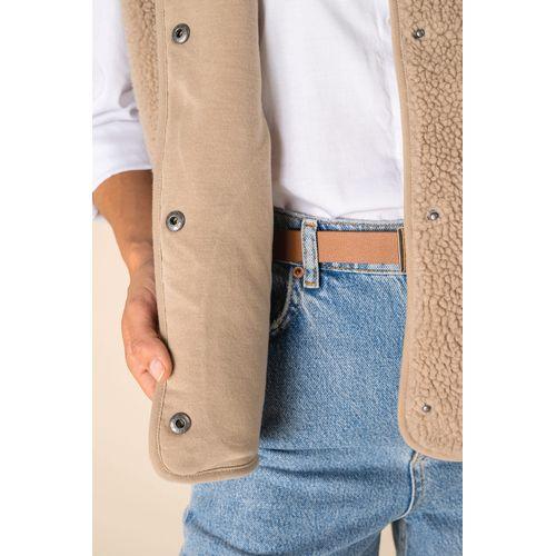 Veste sans manches en sherpa femme