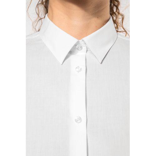 Chemise popeline polycoton sans poche entretien facile femme