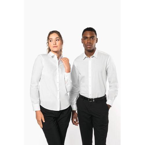 Chemise popeline polycoton sans poche entretien facile homme