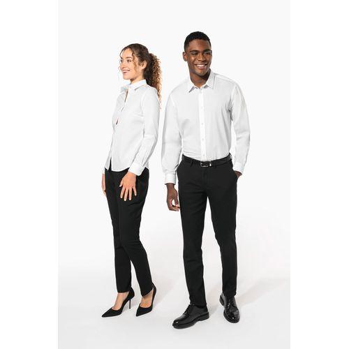 Chemise popeline polycoton sans poche entretien facile homme