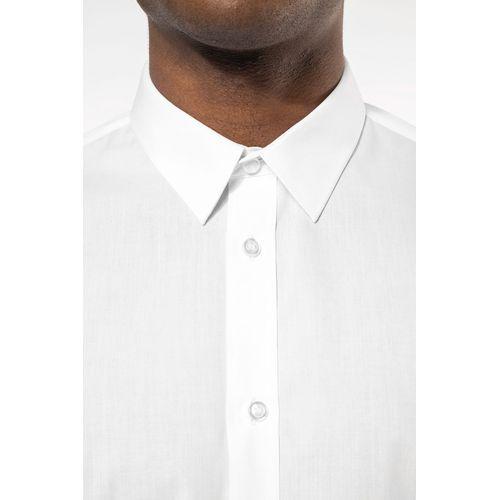 Chemise popeline polycoton sans poche entretien facile homme