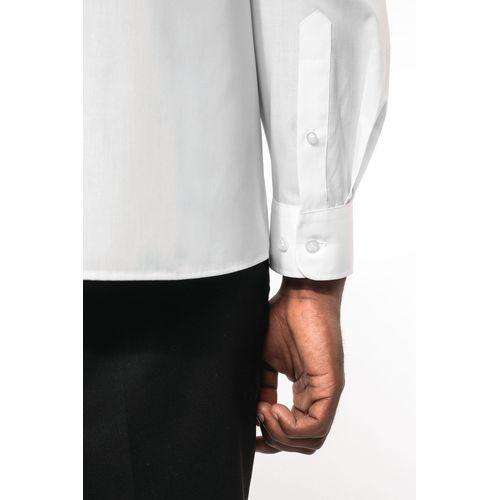 Chemise popeline polycoton sans poche entretien facile homme