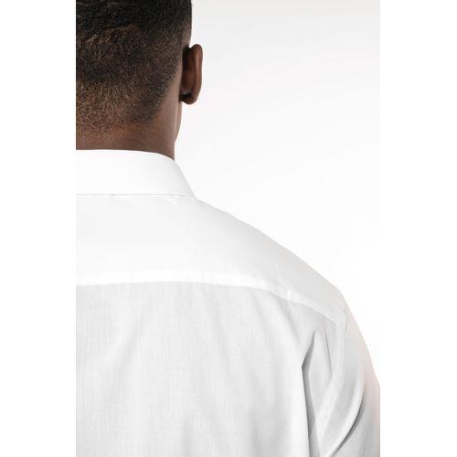 Chemise popeline polycoton sans poche entretien facile homme