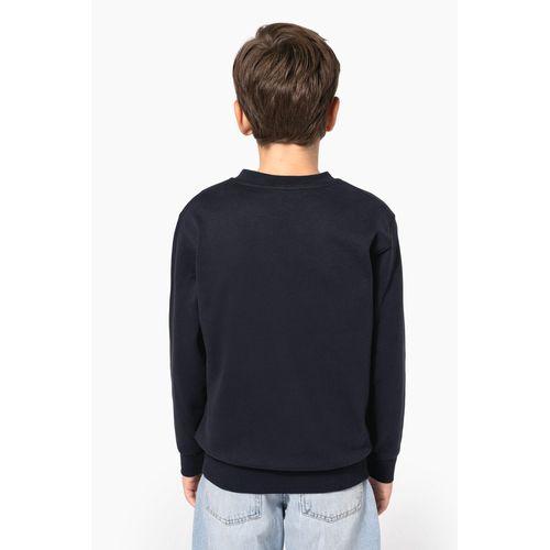Sweat-shirt recyclé col rond enfant