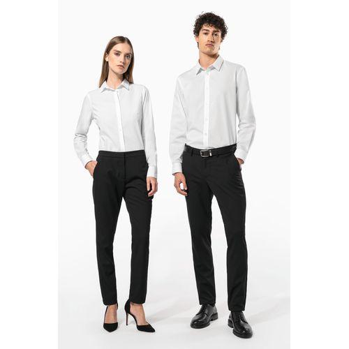 Chemise popeline polycoton sans poche entretien facile homme